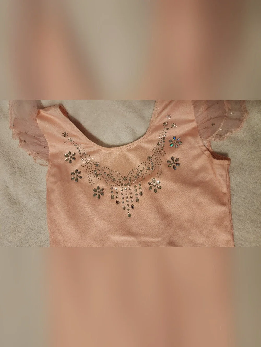 Zaclotre Girls Sparkly Pink Tutu Ballet Leotard Rhinestone Dress